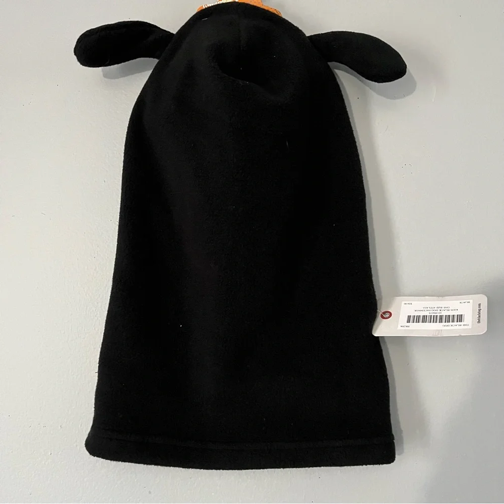 The Black Dog Kids black dog face mask hat OS NWT